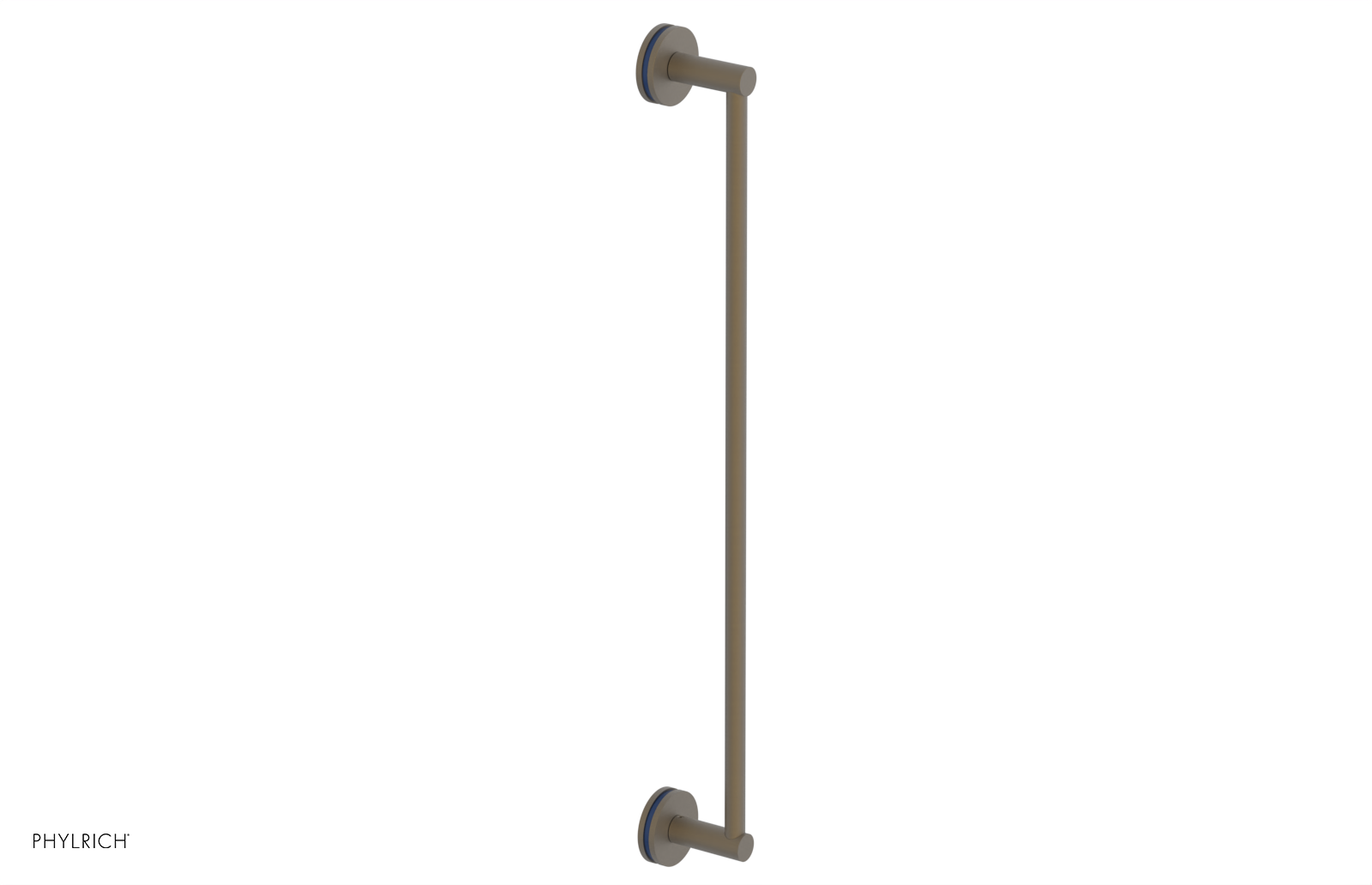 JOLIE - 24" Towel Bar with "Navy Blue" Accents 222-71