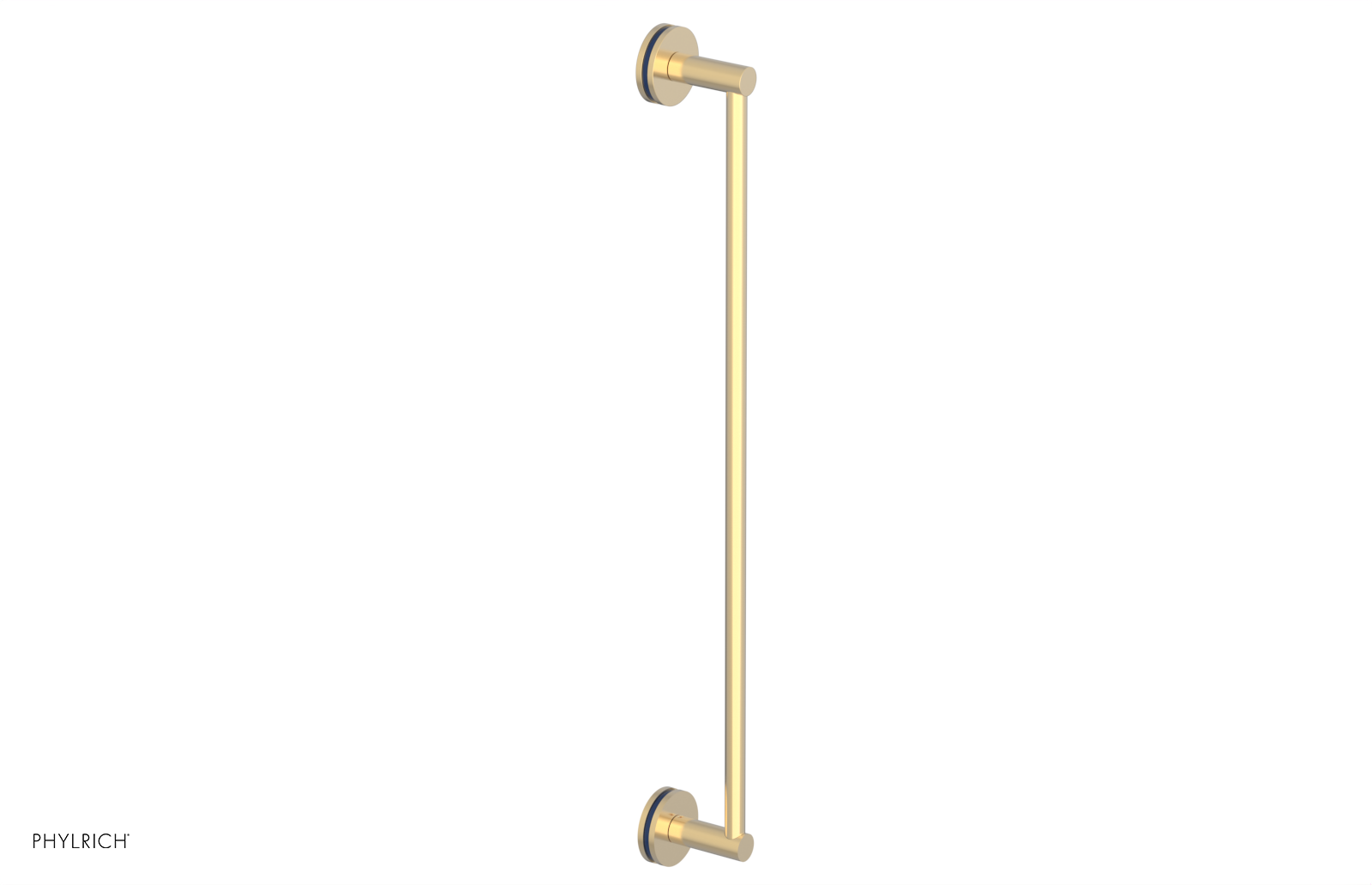 JOLIE - 24" Towel Bar with "Navy Blue" Accents 222-71