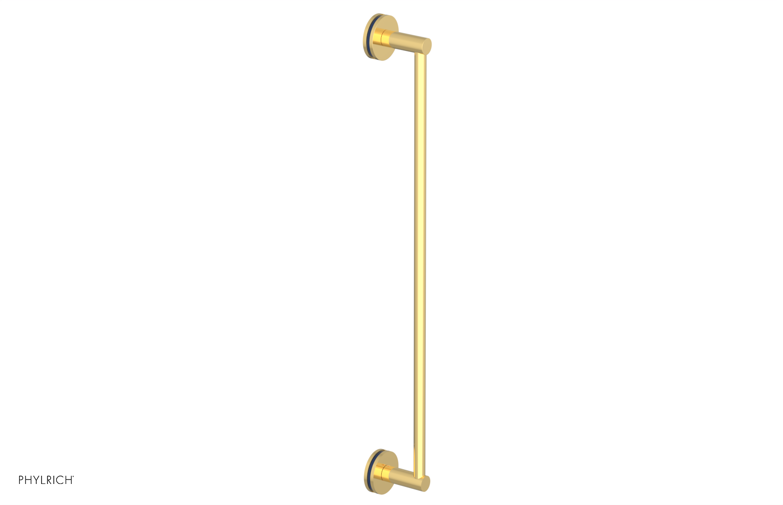 JOLIE - 24" Towel Bar with "Navy Blue" Accents 222-71