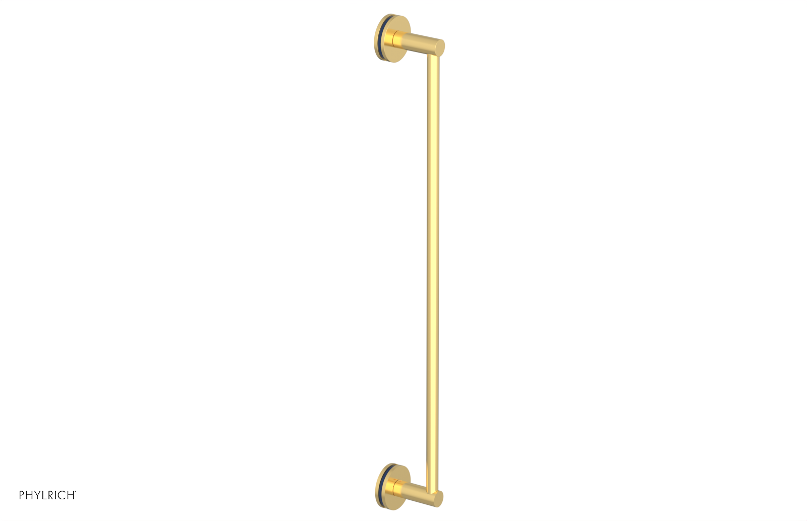 JOLIE - 24" Towel Bar with "Navy Blue" Accents 222-71