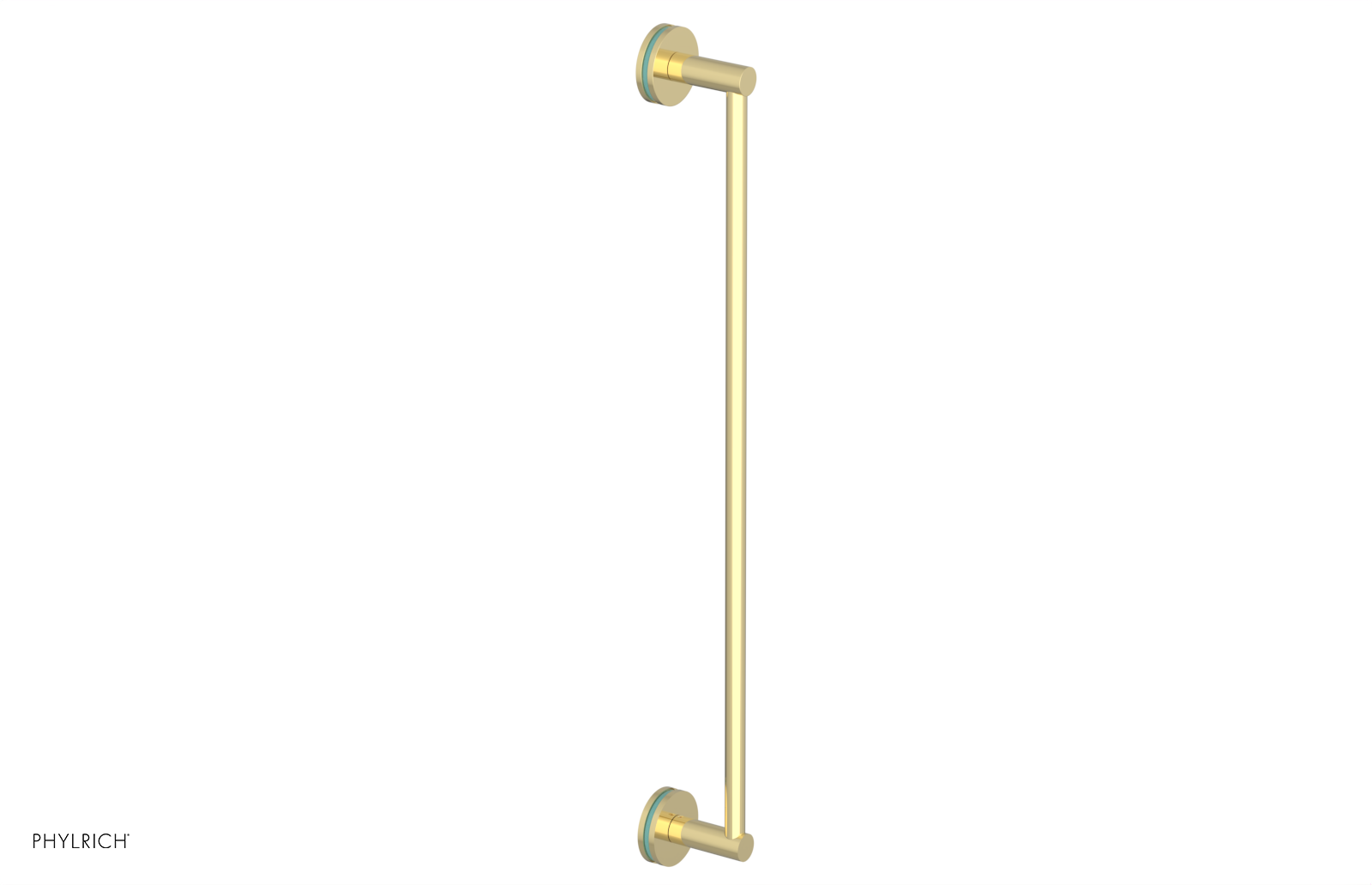 JOLIE - 24" Towel Bar with "Turqoise" Accents 222-71