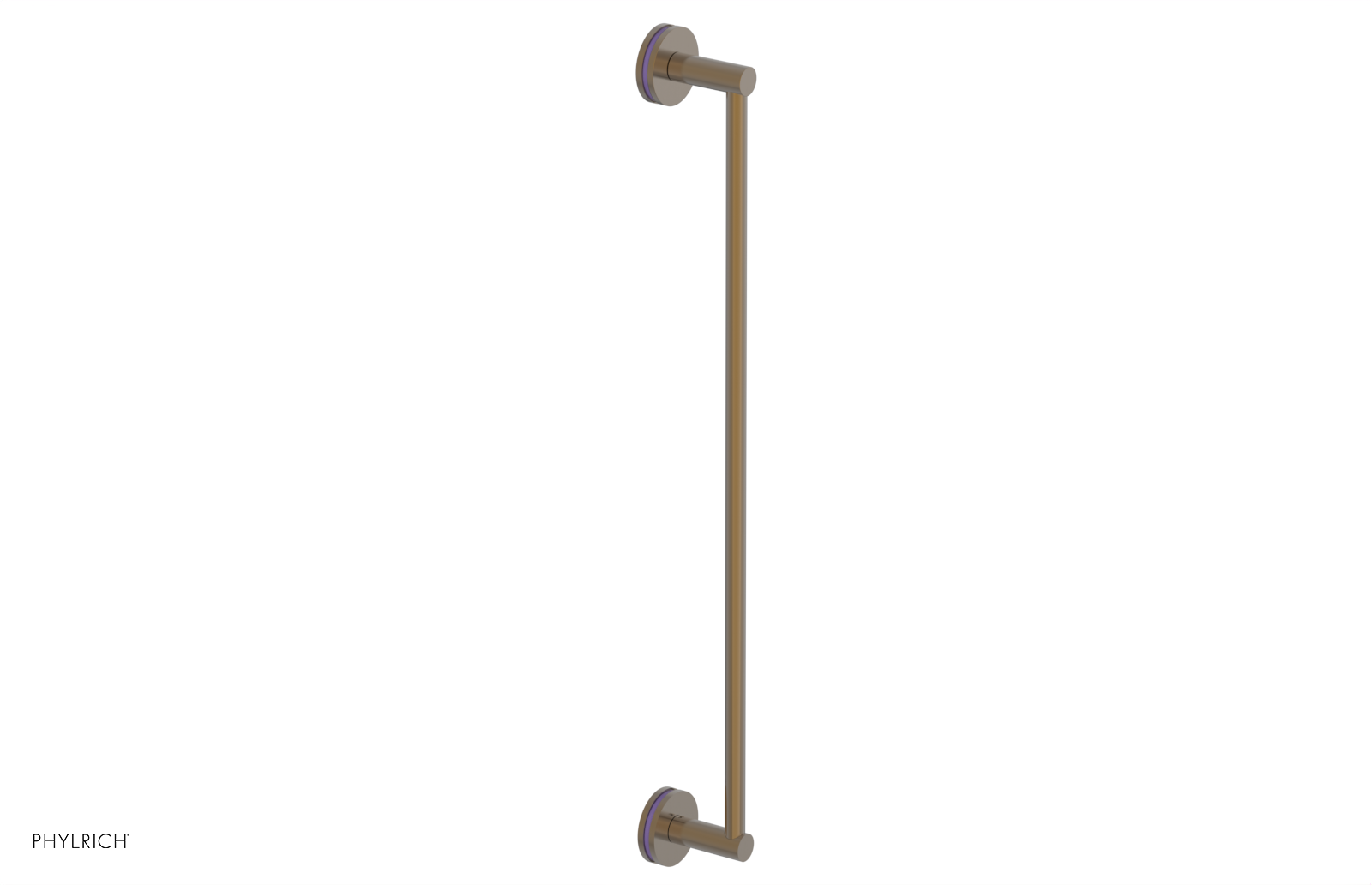 JOLIE - 24" Towel Bar with "Purple" Accents 222-71