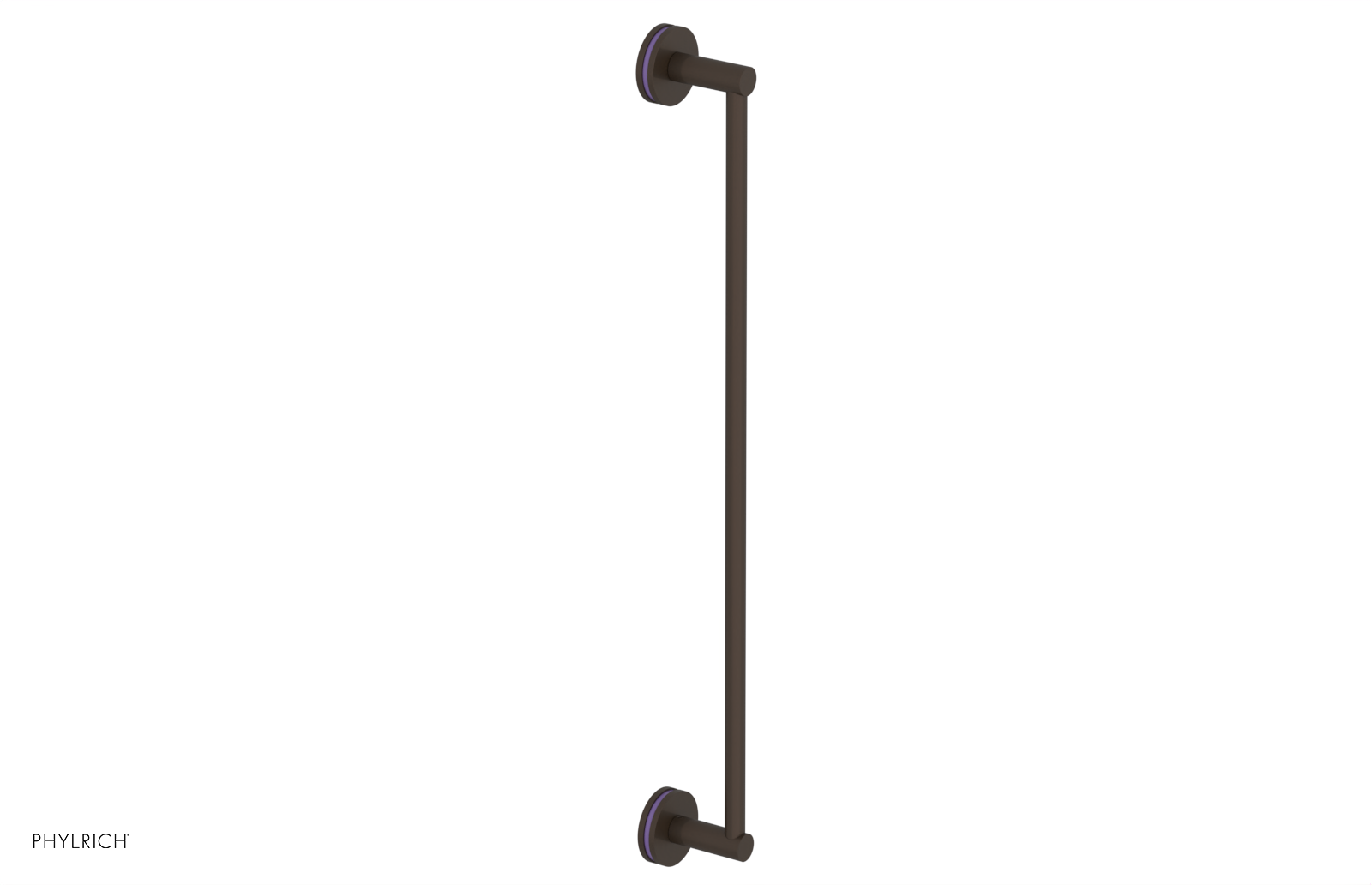 JOLIE - 24" Towel Bar with "Purple" Accents 222-71