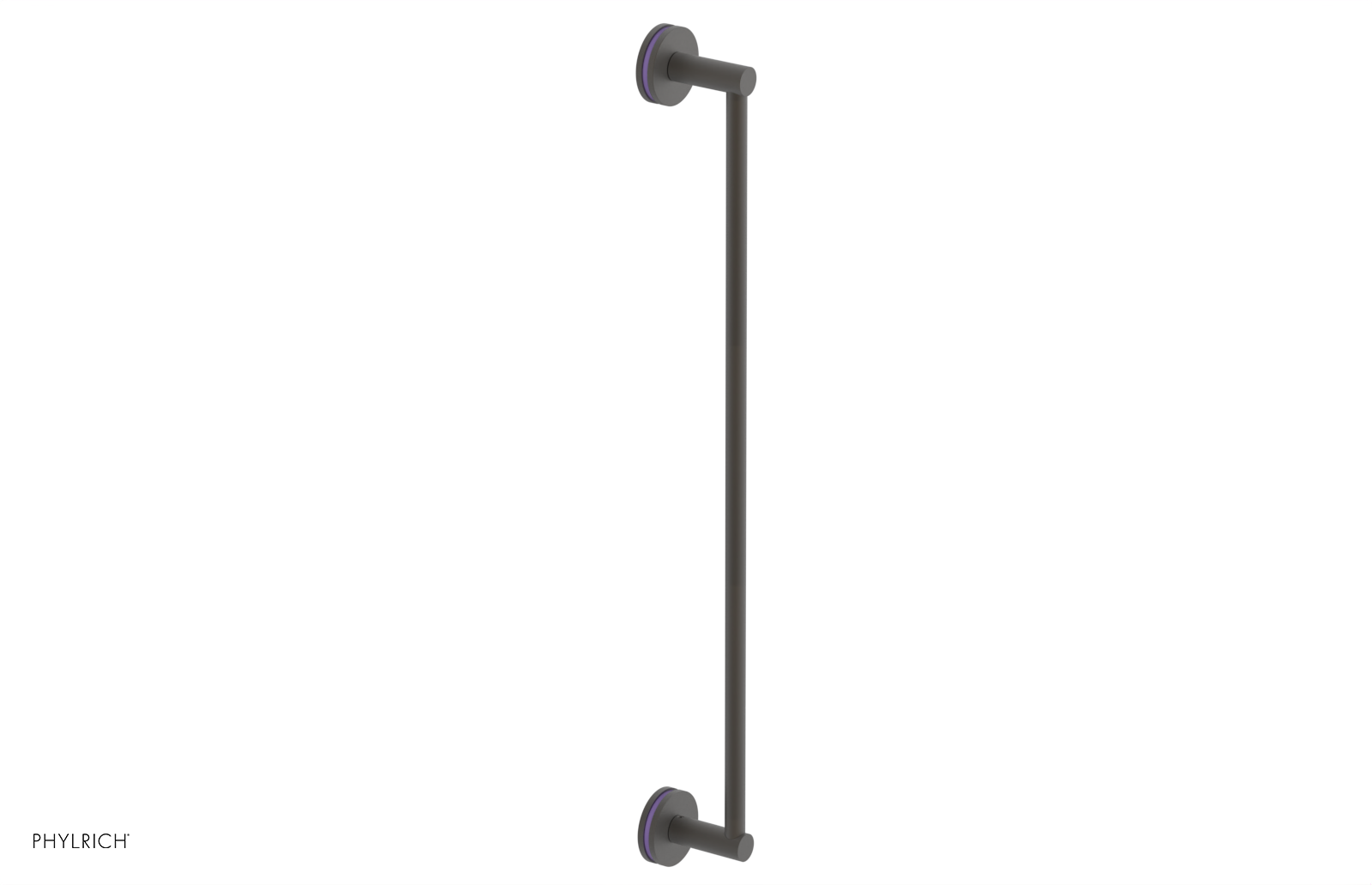 JOLIE - 24" Towel Bar with "Purple" Accents 222-71