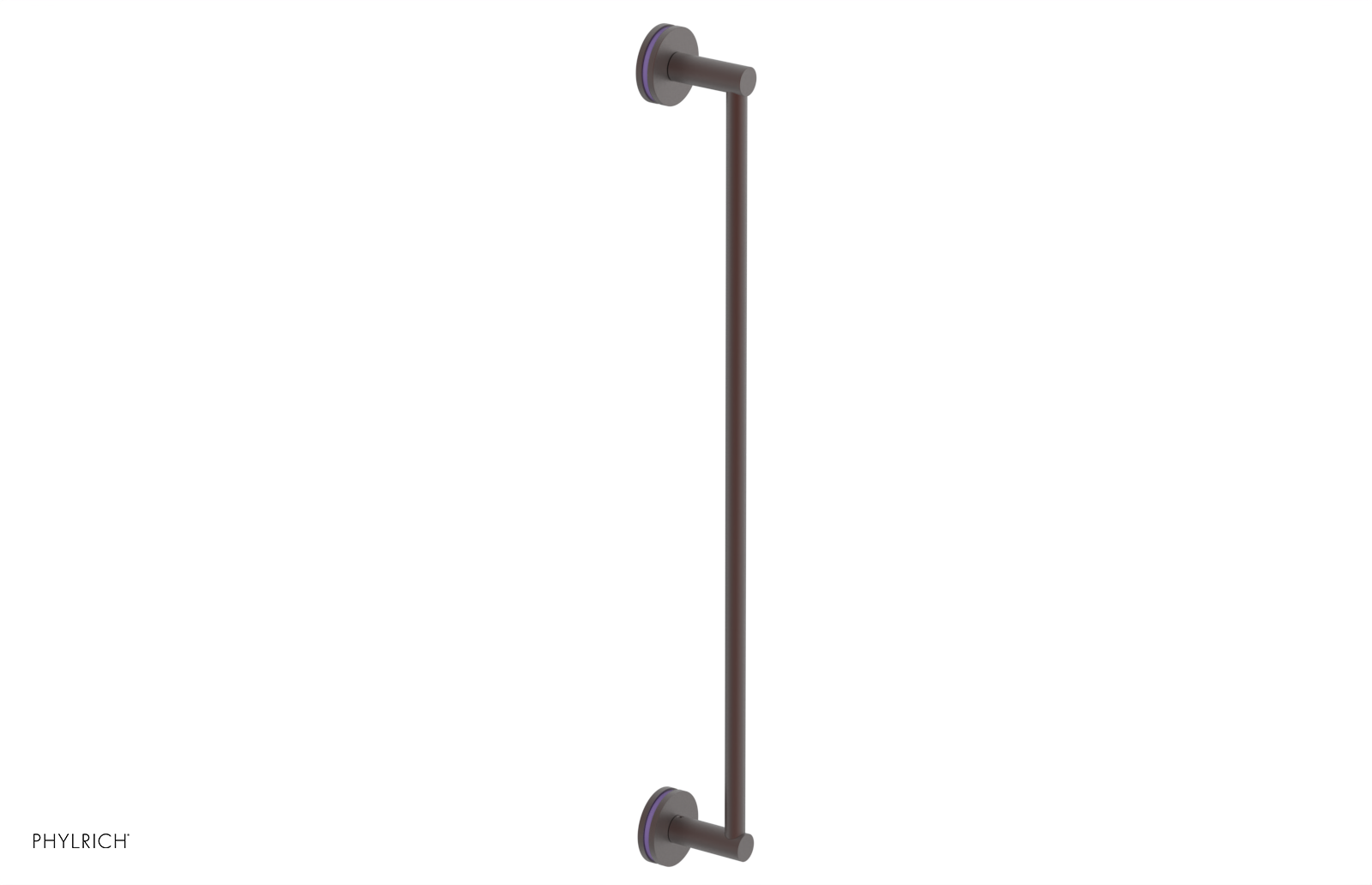 JOLIE - 24" Towel Bar with "Purple" Accents 222-71
