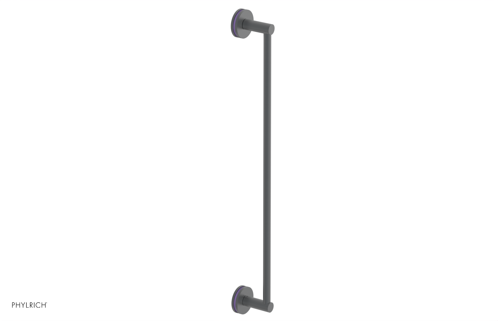 JOLIE - 24" Towel Bar with "Purple" Accents 222-71