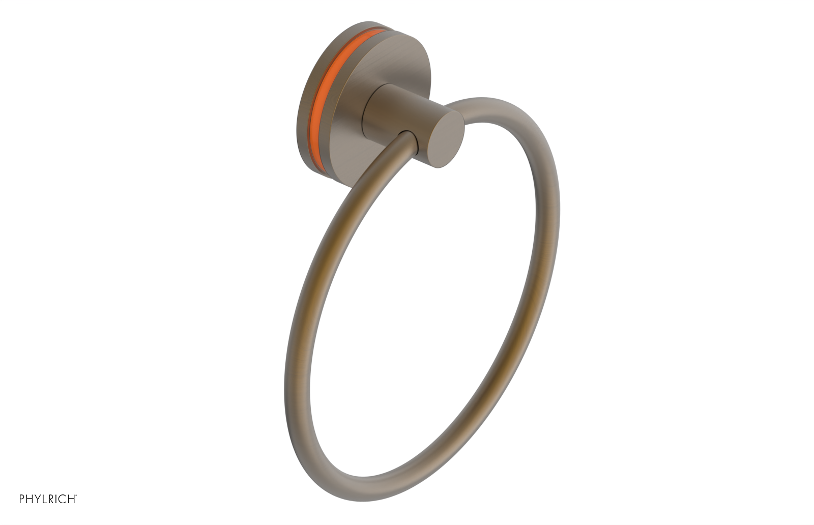 JOLIE - Towel Ring with 'Orange" Accents 222-75