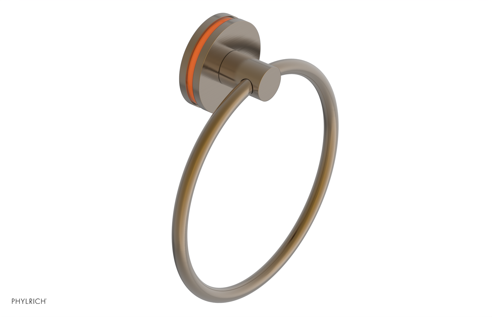 JOLIE - Towel Ring with 'Orange" Accents 222-75