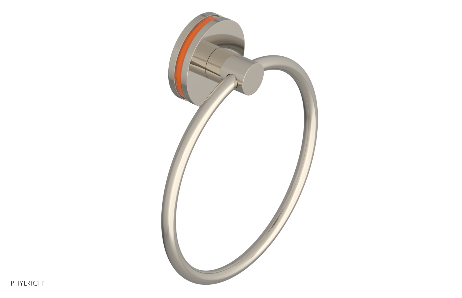 JOLIE - Towel Ring with 'Orange" Accents 222-75