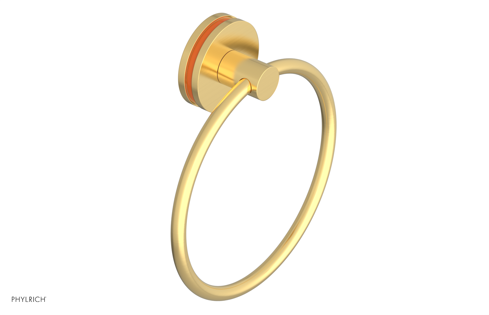 JOLIE - Towel Ring with 'Orange" Accents 222-75