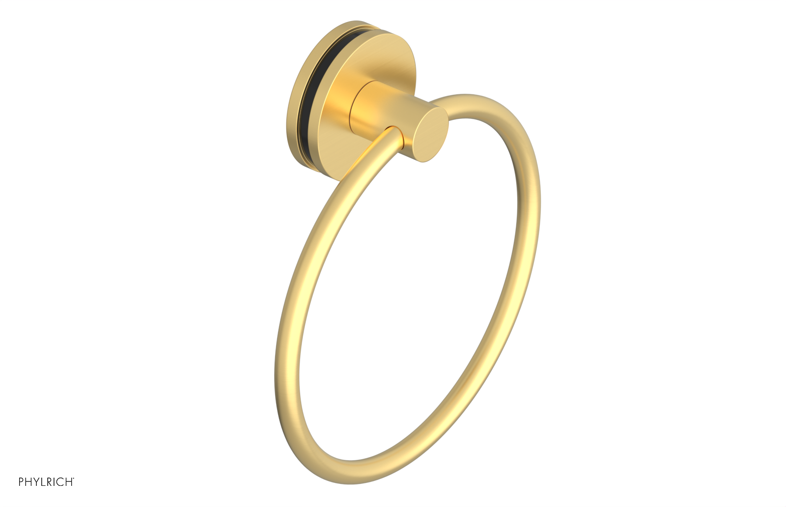 JOLIE - Towel Ring with 'Black" Accents 222-75