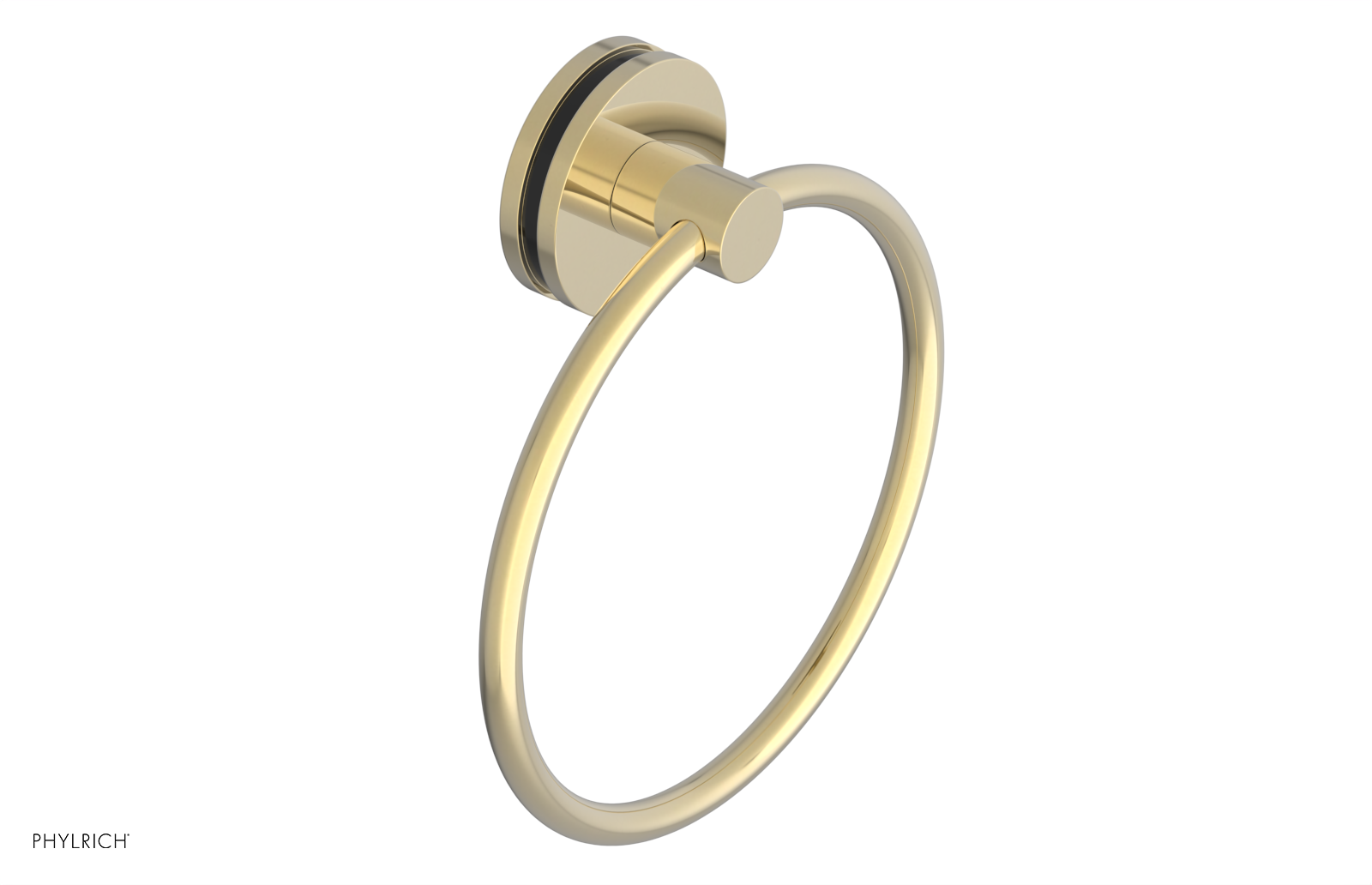 JOLIE - Towel Ring with 'Black" Accents 222-75
