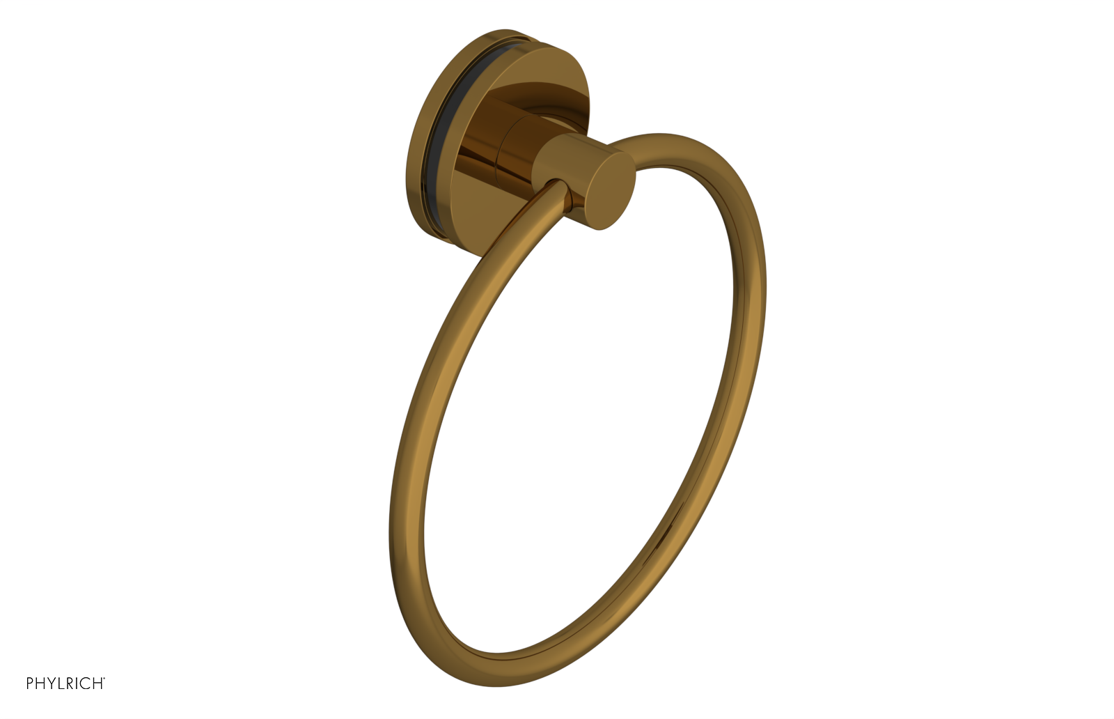 JOLIE - Towel Ring with 'Black" Accents 222-75