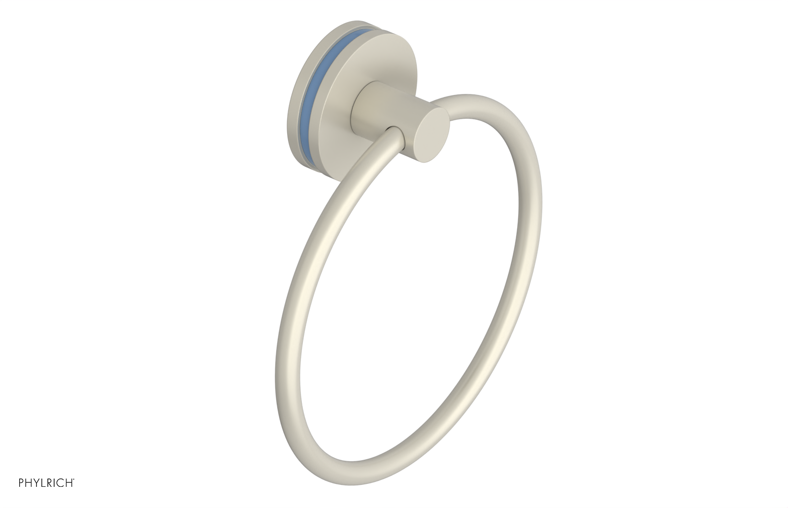 JOLIE - Towel Ring with 'Light Blue" Accents 222-75