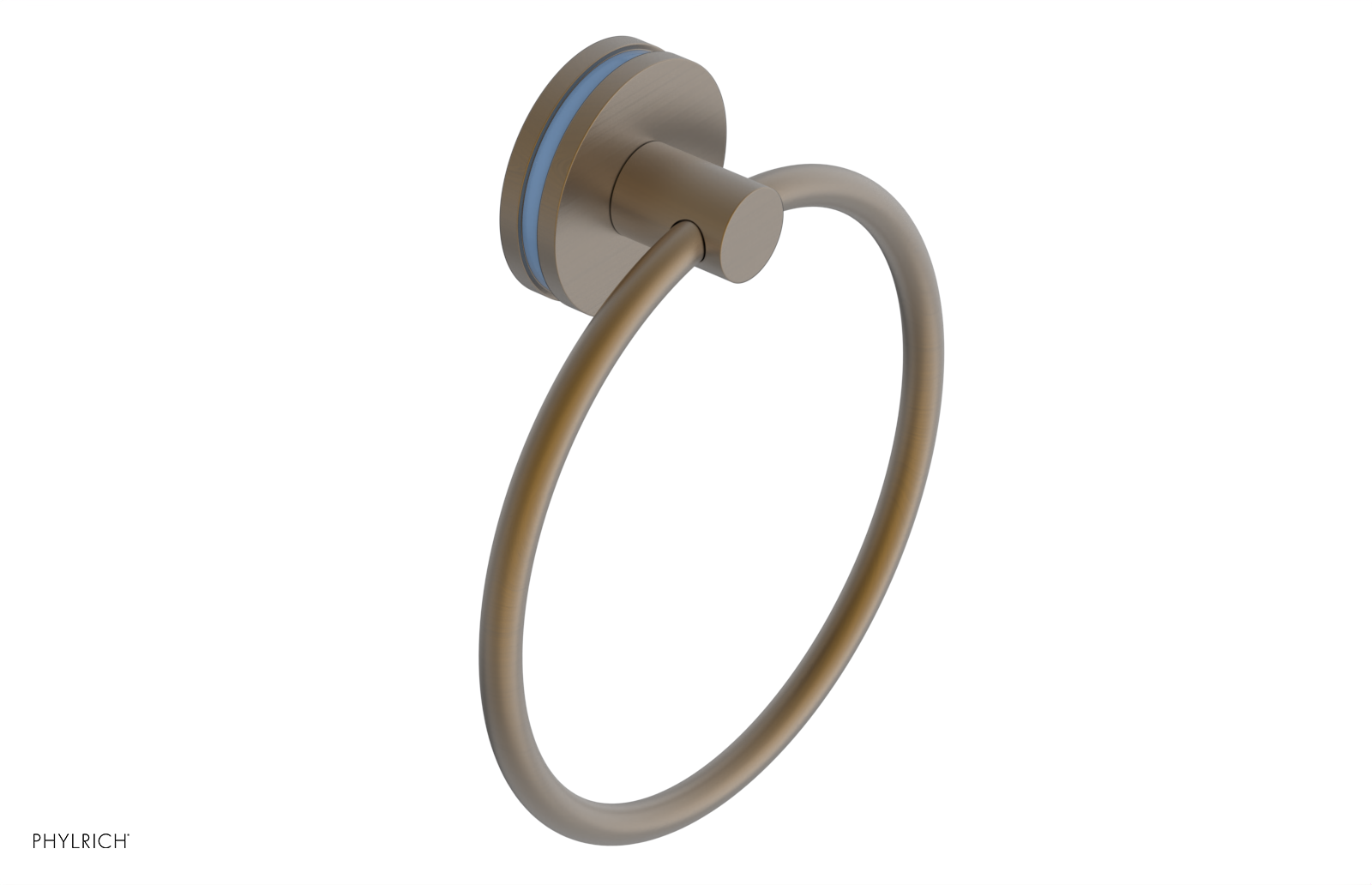 JOLIE - Towel Ring with 'Light Blue" Accents 222-75