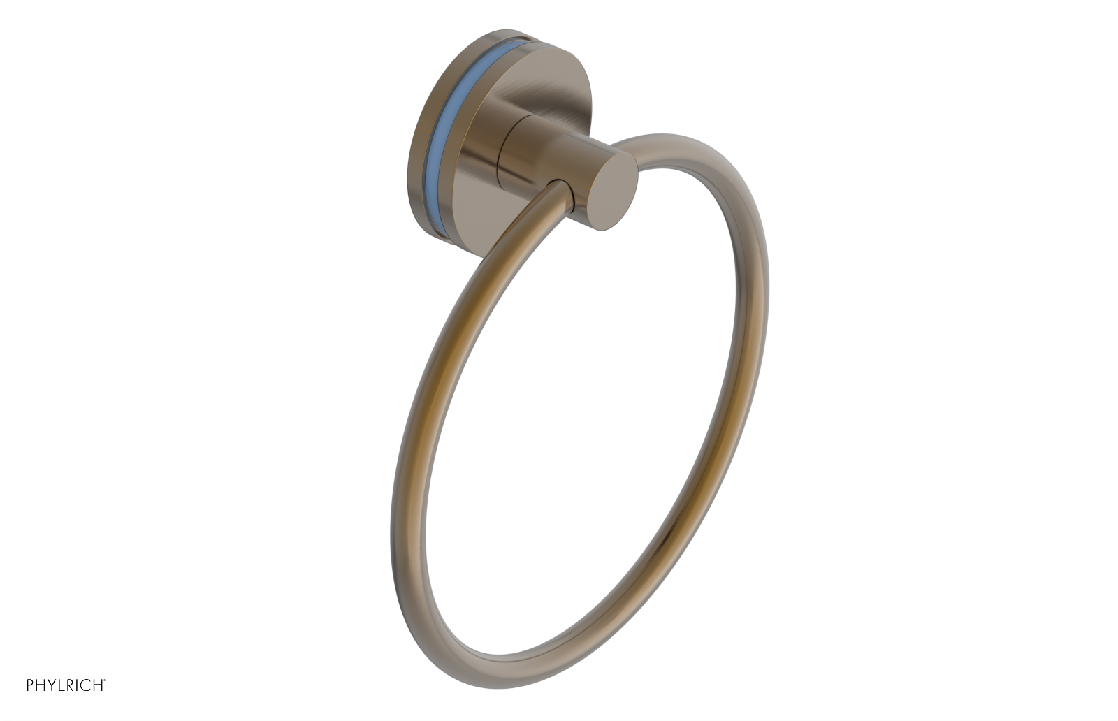 JOLIE - Towel Ring with 'Light Blue" Accents 222-75