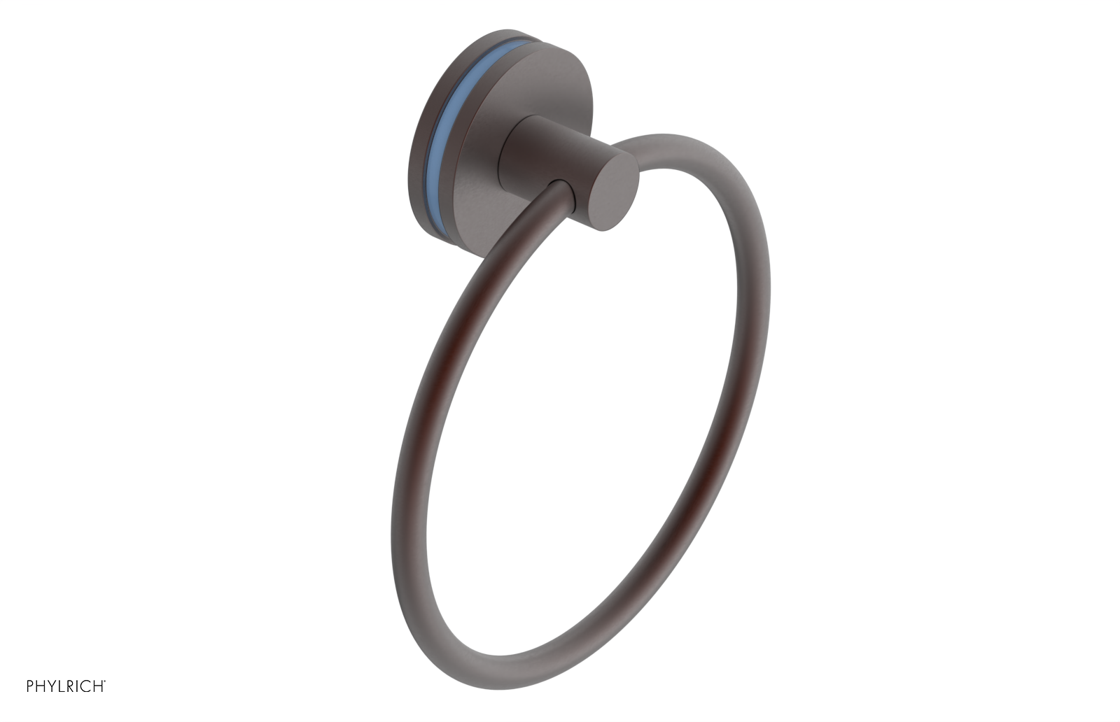 JOLIE - Towel Ring with 'Light Blue" Accents 222-75