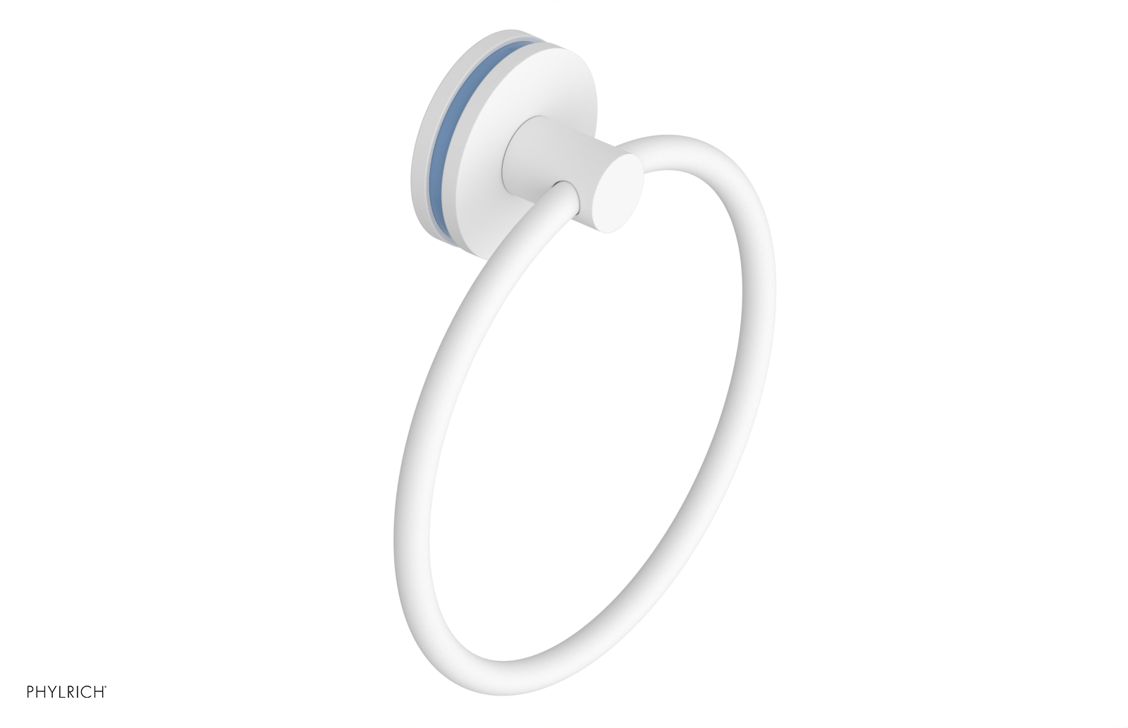 JOLIE - Towel Ring with 'Light Blue" Accents 222-75