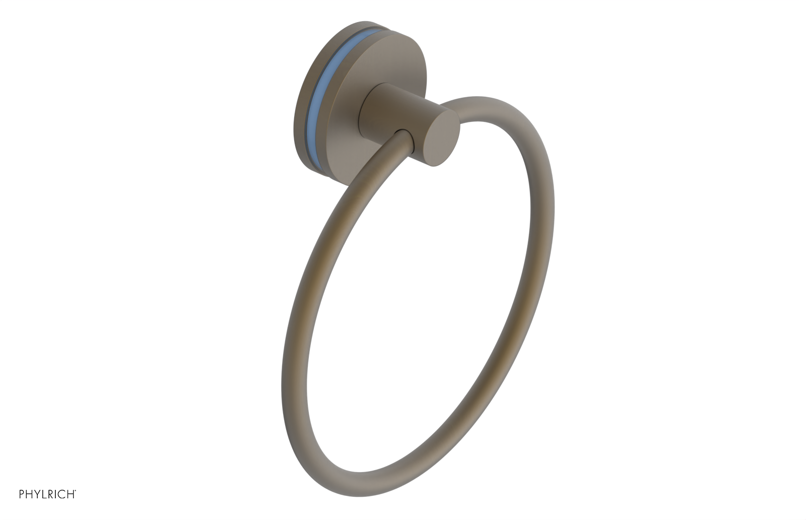 JOLIE - Towel Ring with 'Light Blue" Accents 222-75