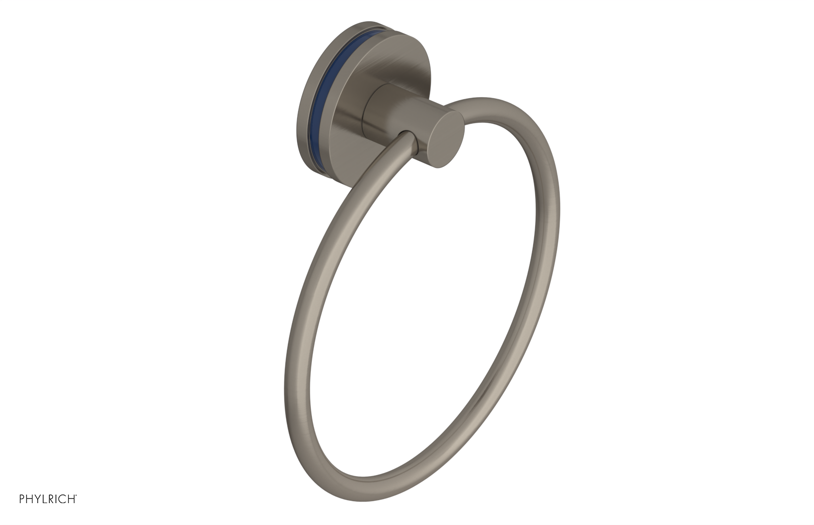 JOLIE - Towel Ring with 'Navy Blue" Accents 222-75