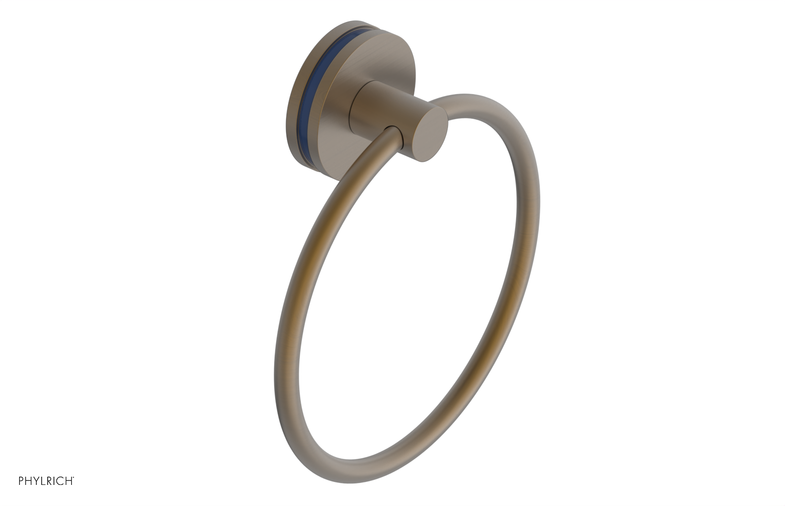 JOLIE - Towel Ring with 'Navy Blue" Accents 222-75
