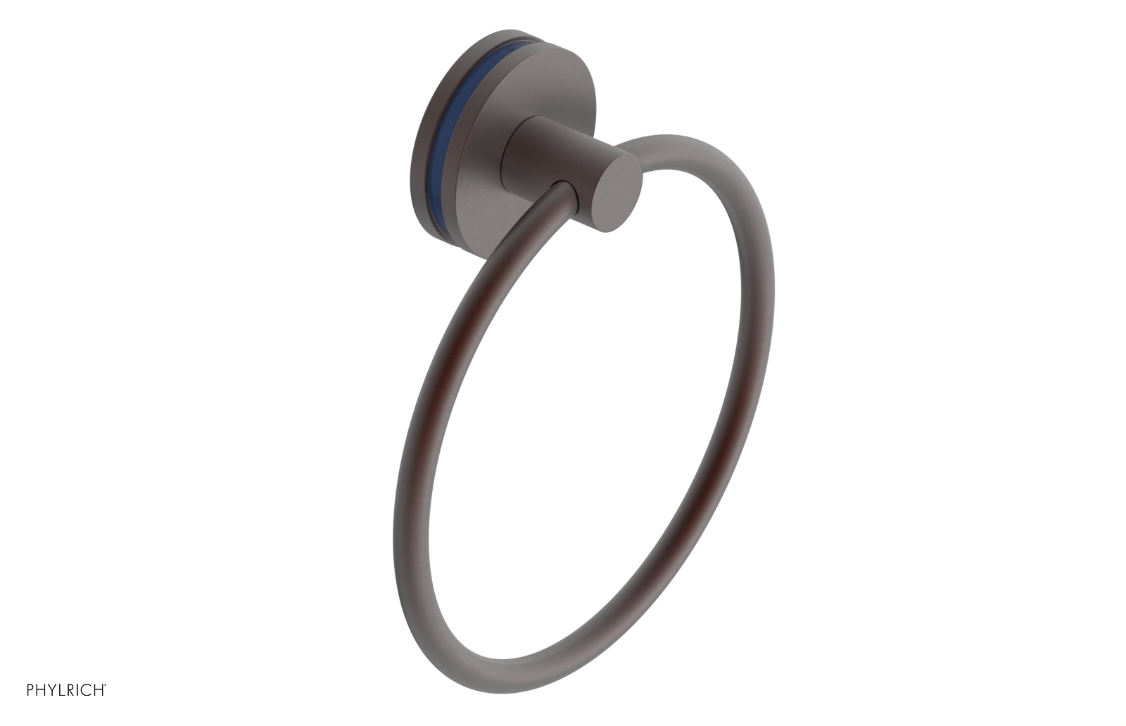 JOLIE - Towel Ring with 'Navy Blue" Accents 222-75