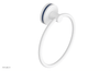 JOLIE - Towel Ring with 'Navy Blue" Accents 222-75