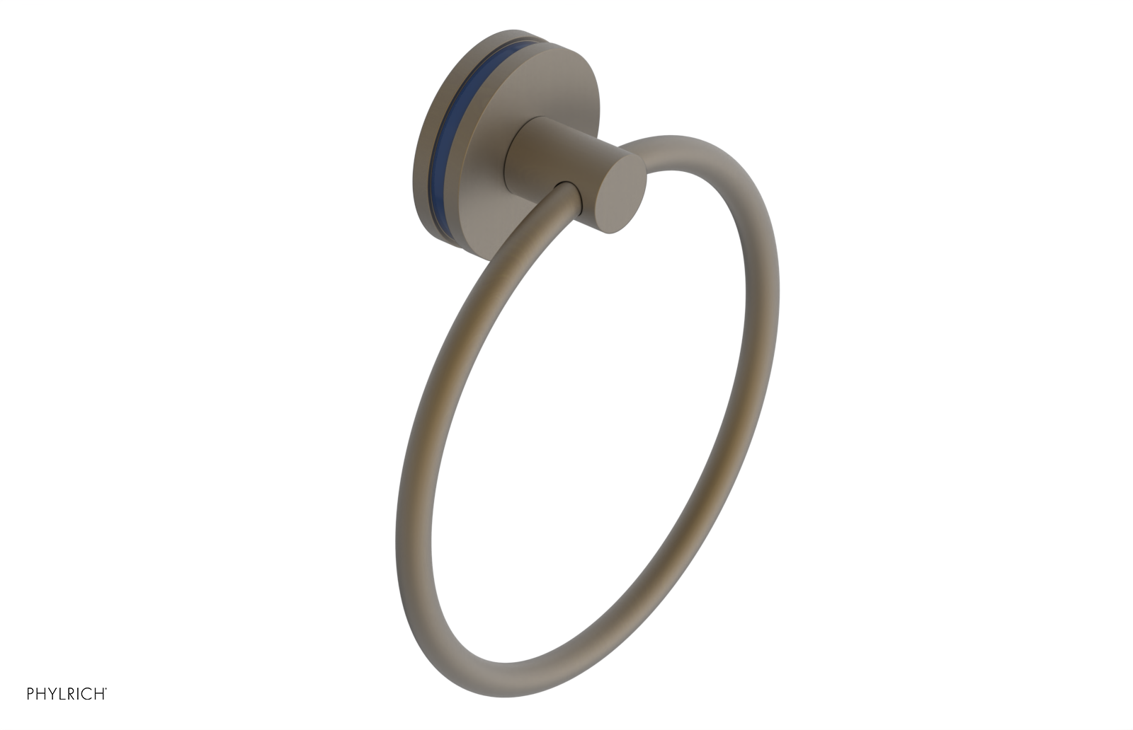 JOLIE - Towel Ring with 'Navy Blue" Accents 222-75