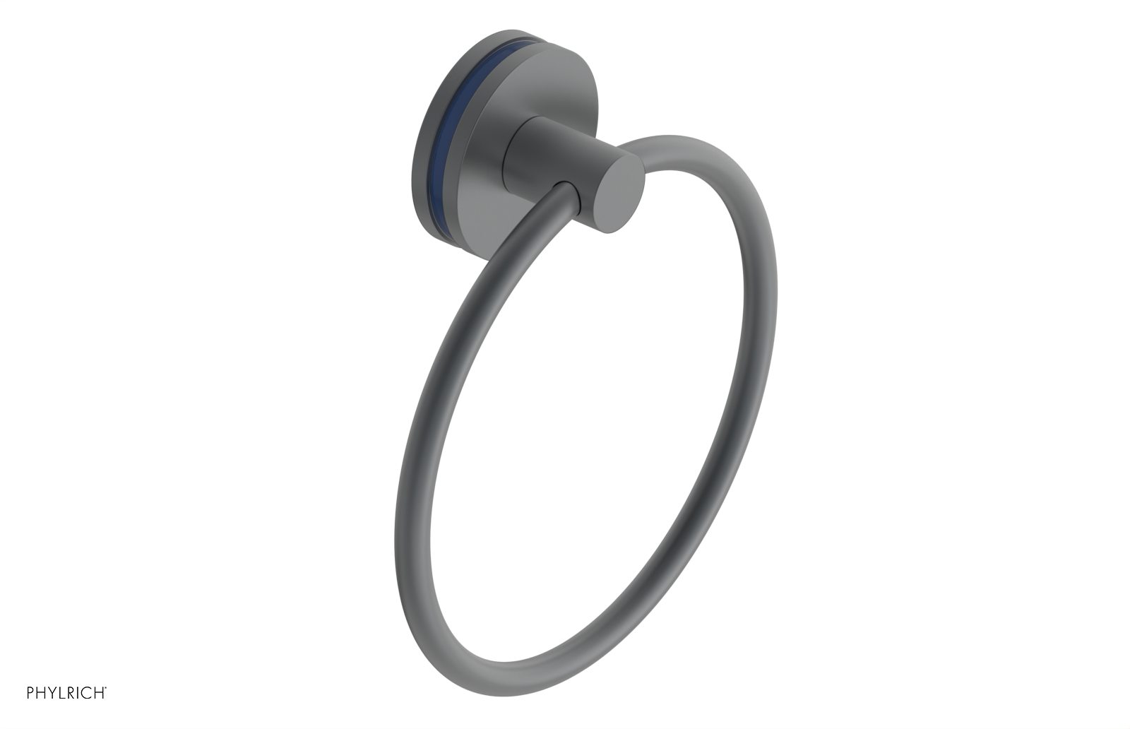 JOLIE - Towel Ring with 'Navy Blue" Accents 222-75