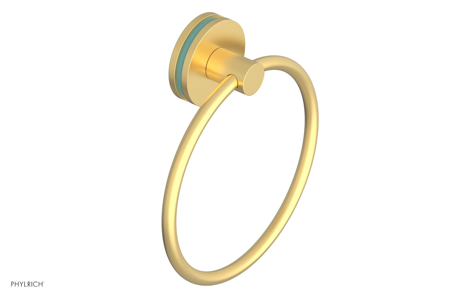 JOLIE - Towel Ring with 'Turqoise" Accents 222-75