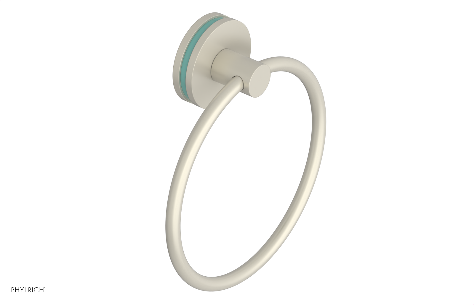 JOLIE - Towel Ring with 'Turqoise" Accents 222-75