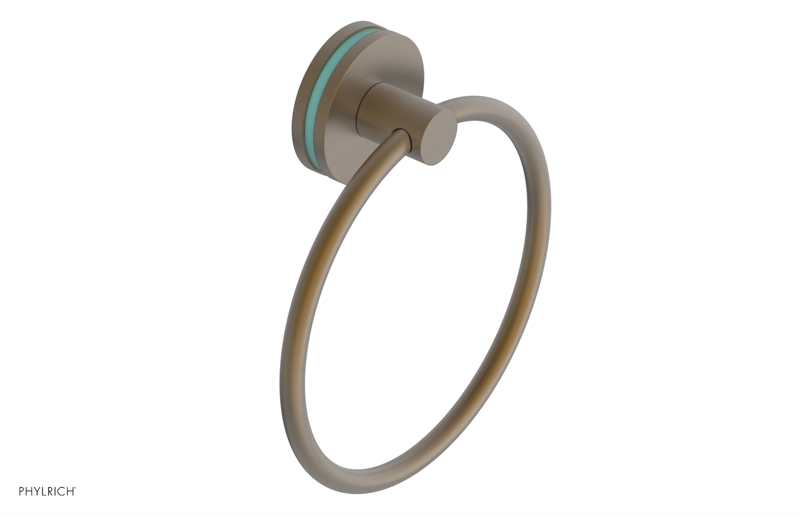 JOLIE - Towel Ring with 'Turqoise" Accents 222-75