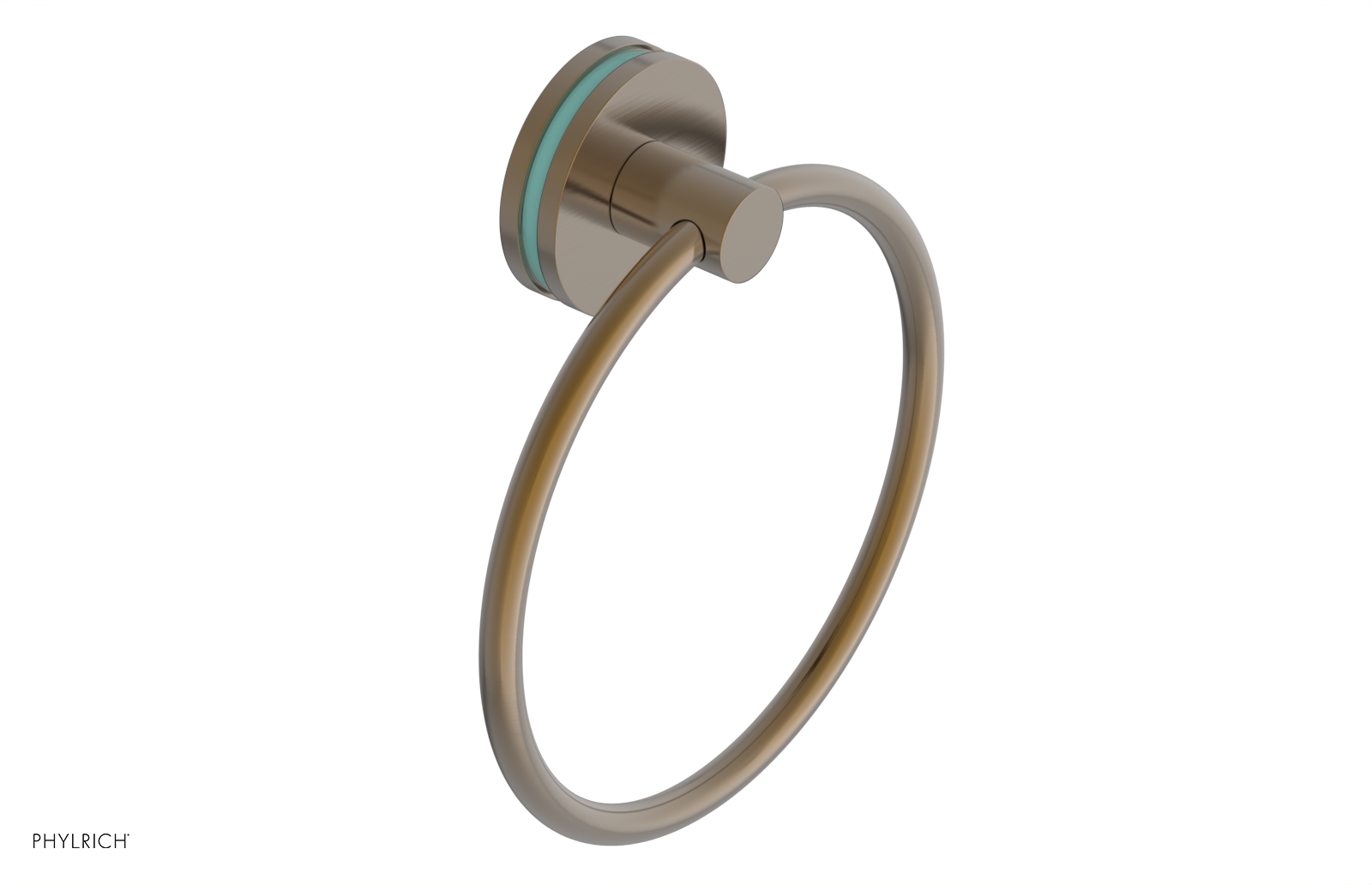 JOLIE - Towel Ring with 'Turqoise" Accents 222-75