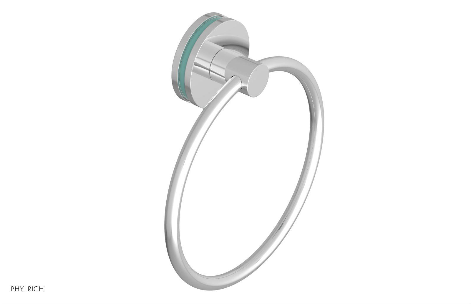 JOLIE - Towel Ring with 'Turqoise" Accents 222-75