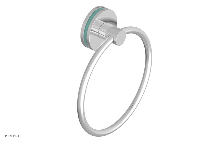 JOLIE - Towel Ring with 'Turqoise" Accents 222-75