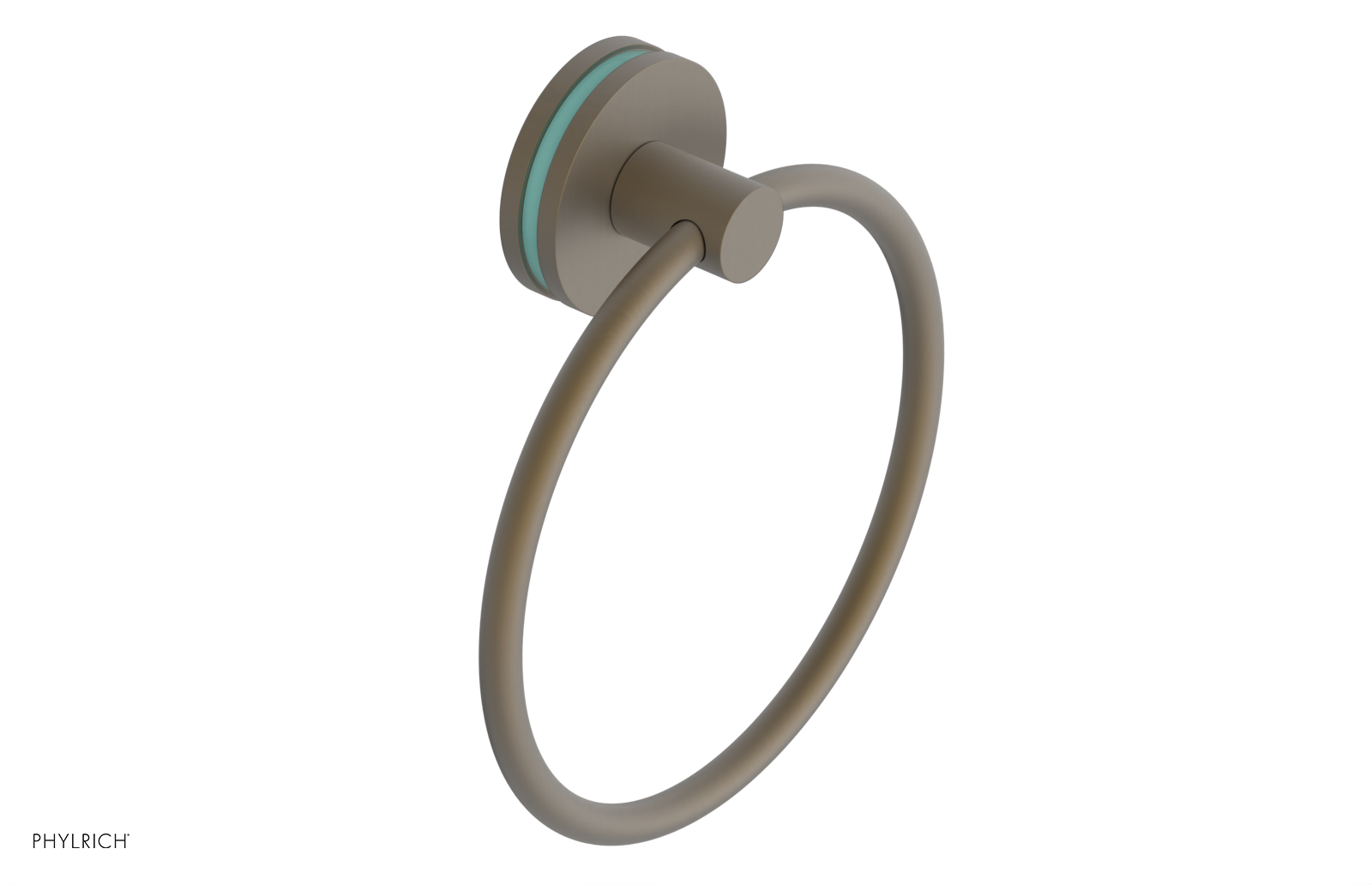 JOLIE - Towel Ring with 'Turqoise" Accents 222-75