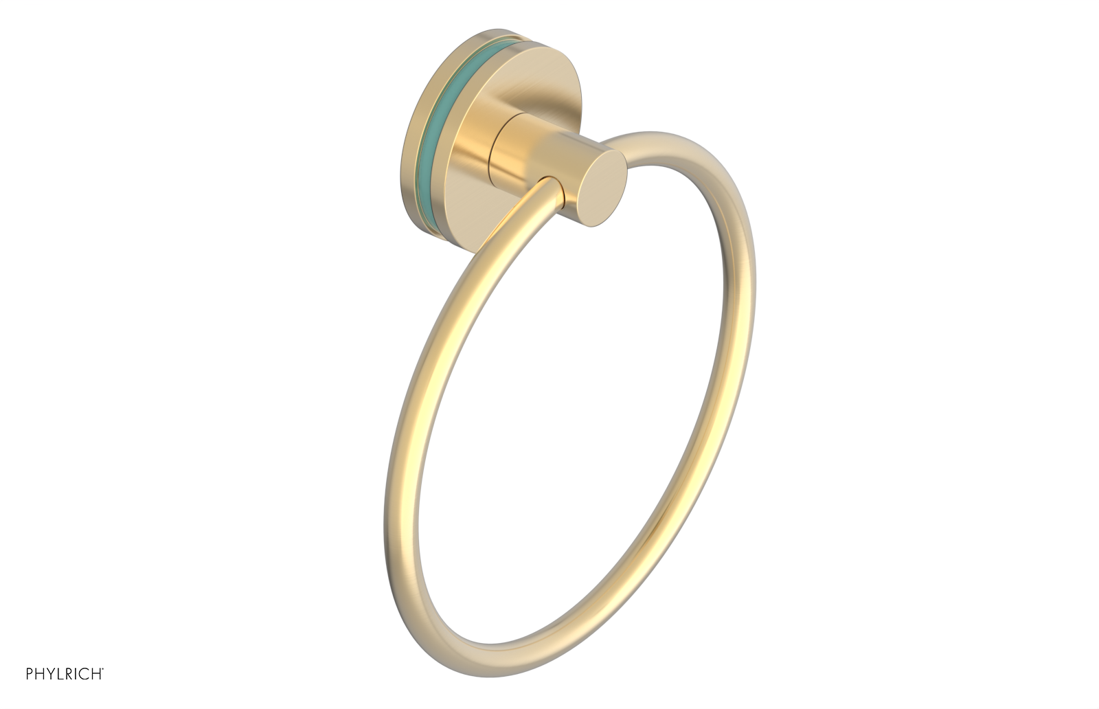 JOLIE - Towel Ring with 'Turqoise" Accents 222-75