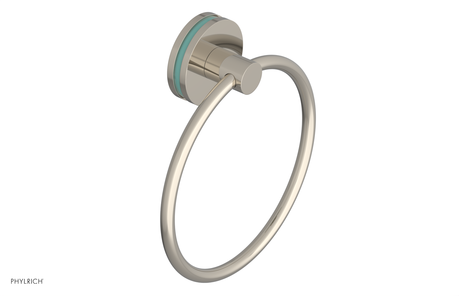 JOLIE - Towel Ring with 'Turqoise" Accents 222-75
