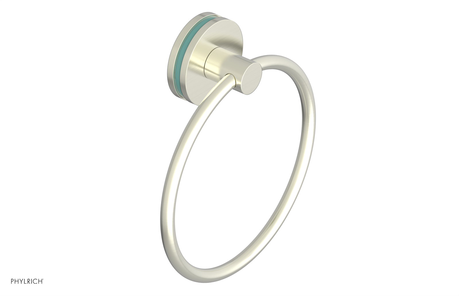 JOLIE - Towel Ring with 'Turqoise" Accents 222-75