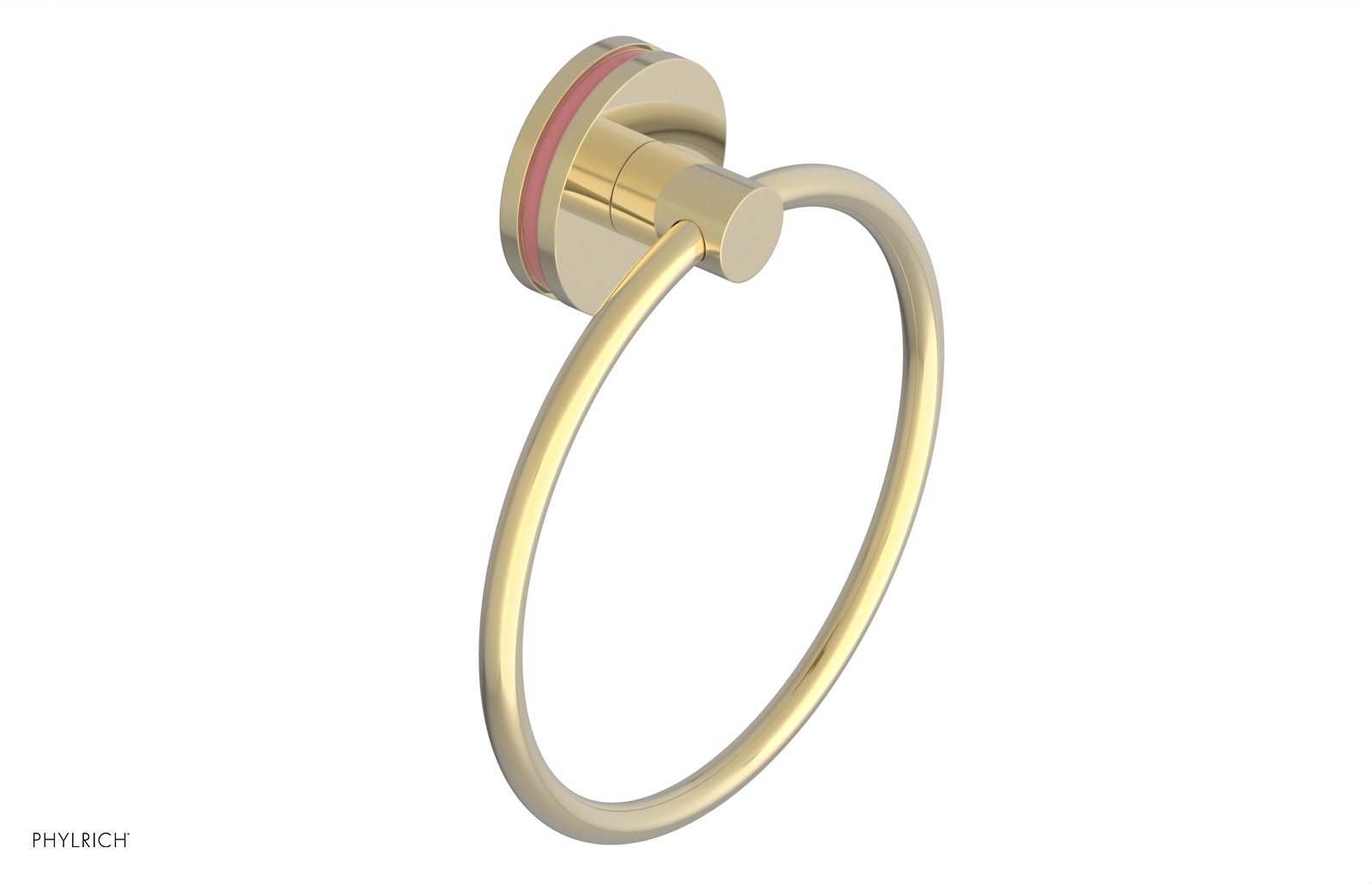 JOLIE - Towel Ring with 'Pink" Accents 222-75
