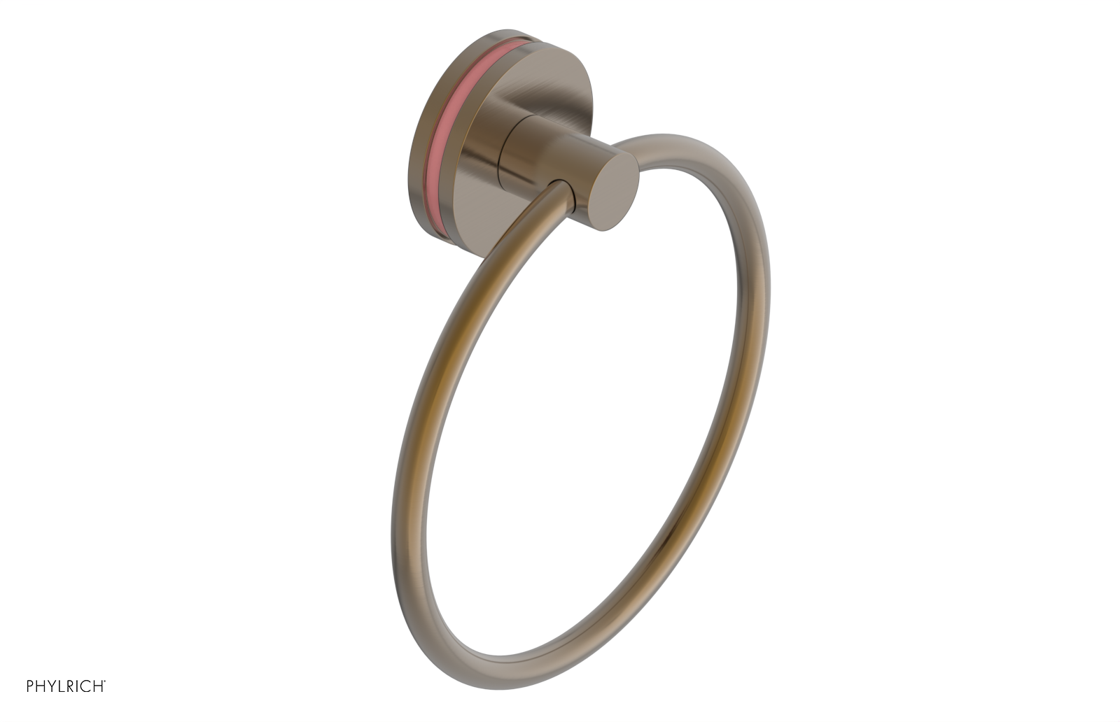 JOLIE - Towel Ring with 'Pink" Accents 222-75