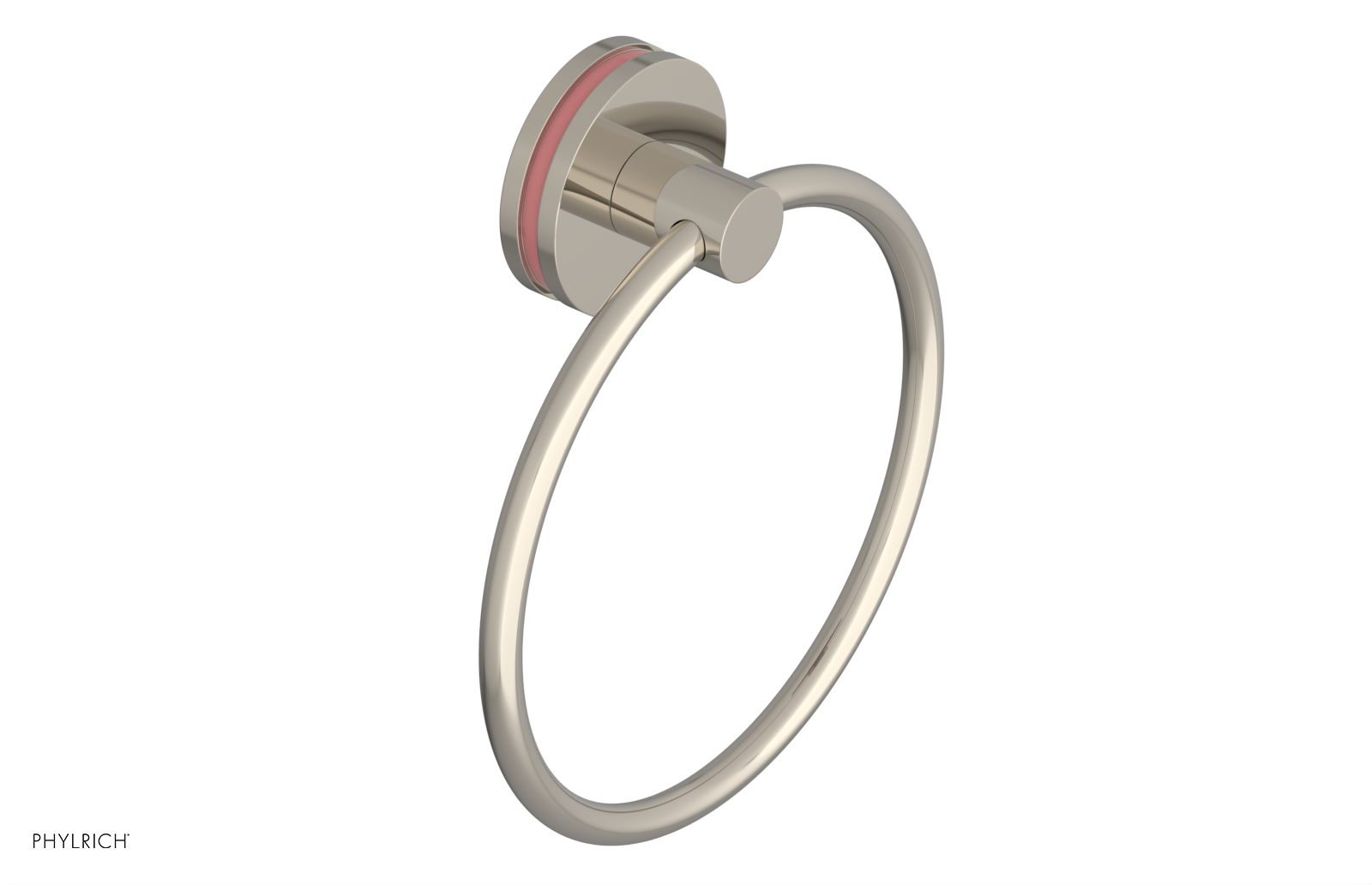 JOLIE - Towel Ring with 'Pink" Accents 222-75