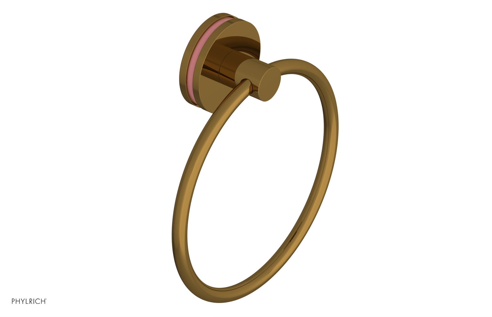 JOLIE - Towel Ring with 'Pink" Accents 222-75