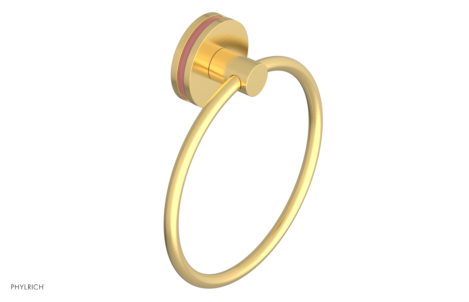 JOLIE - Towel Ring with 'Pink" Accents 222-75