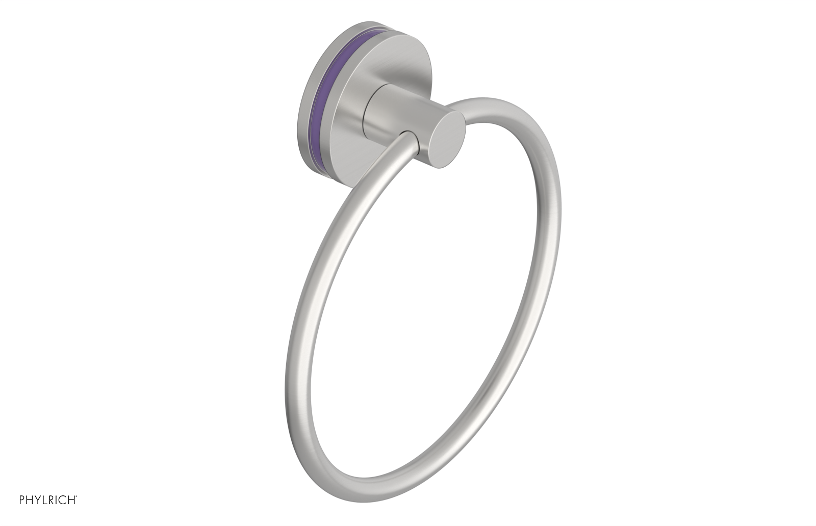 JOLIE - Towel Ring with 'Purple" Accents 222-75