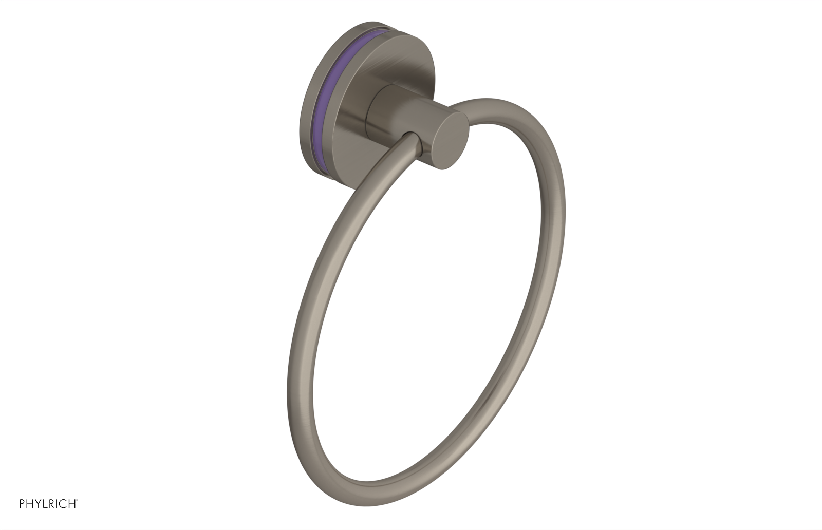 JOLIE - Towel Ring with 'Purple" Accents 222-75