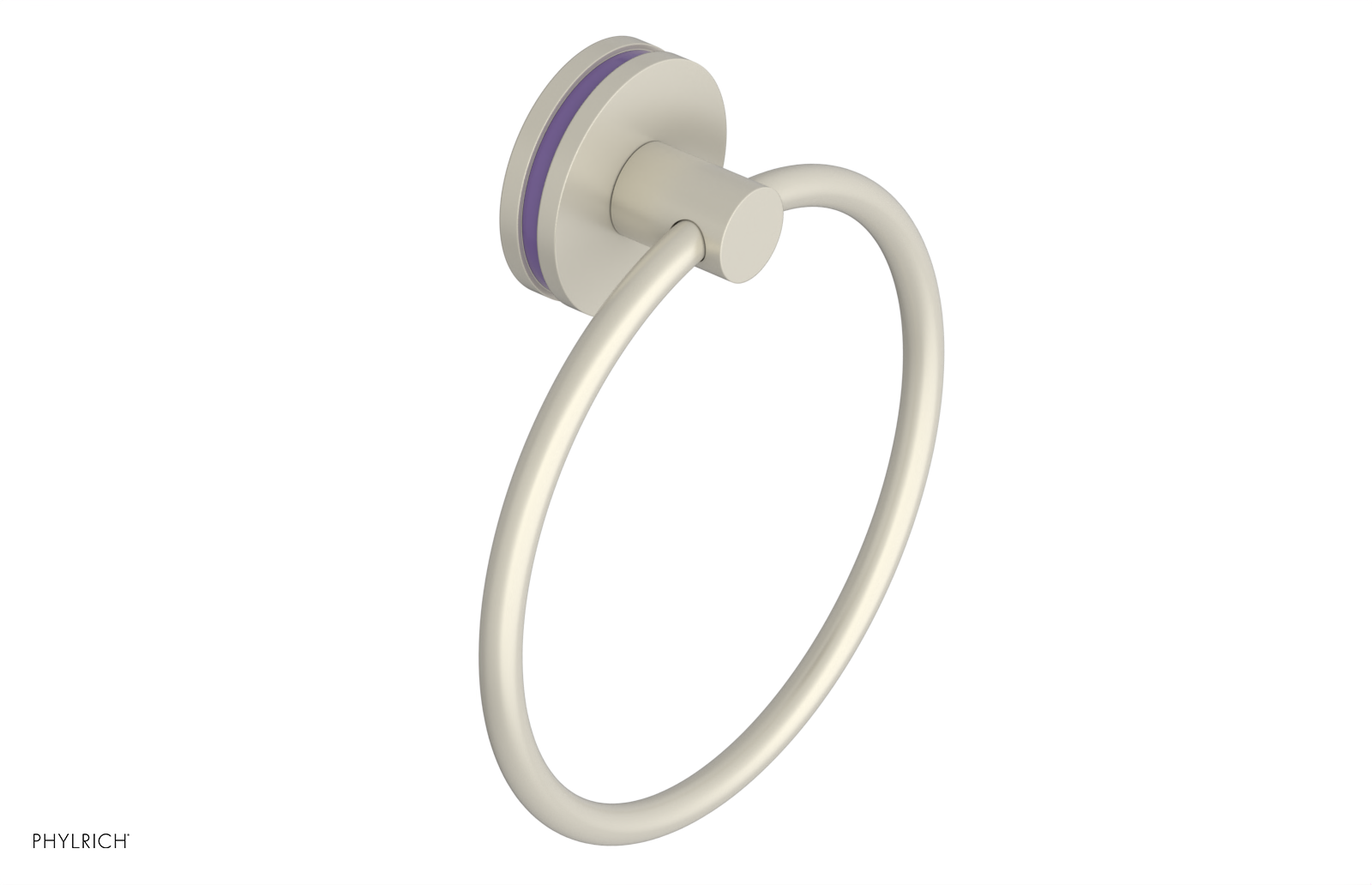 JOLIE - Towel Ring with 'Purple" Accents 222-75