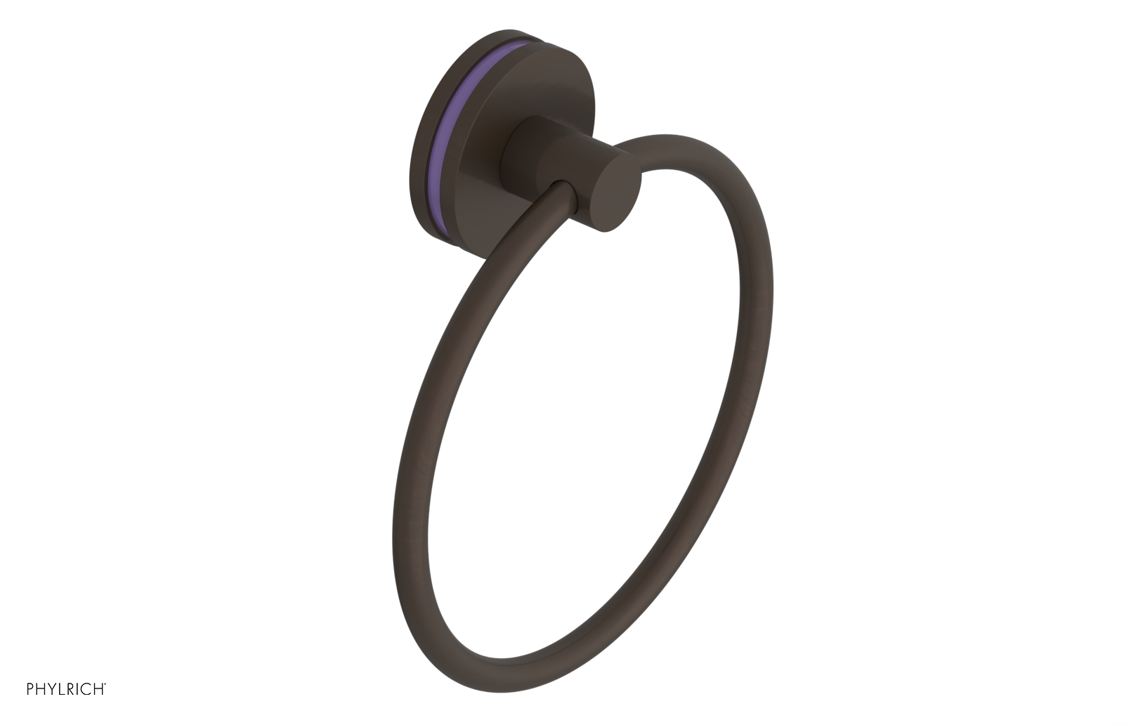 JOLIE - Towel Ring with 'Purple" Accents 222-75