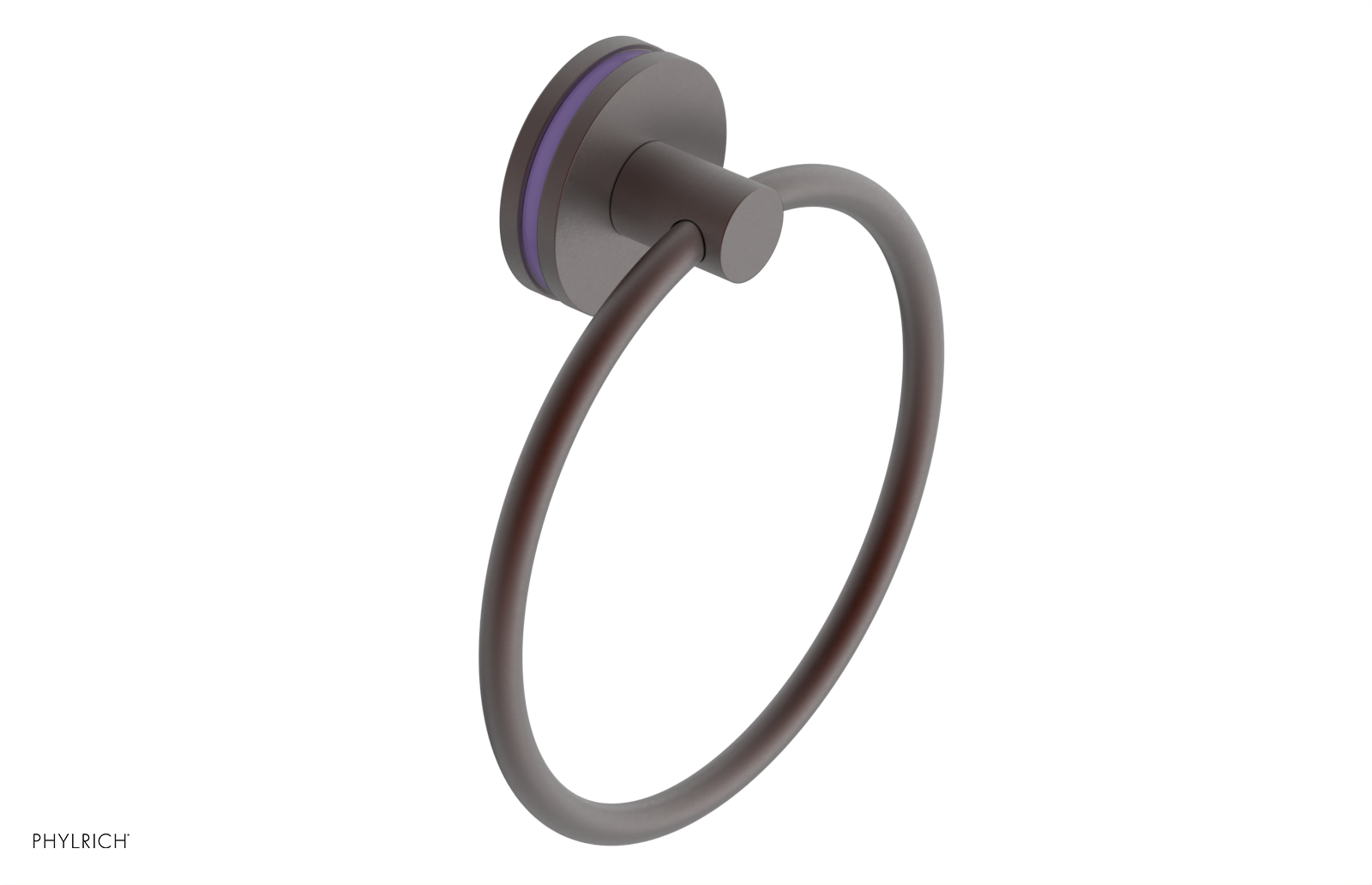 JOLIE - Towel Ring with 'Purple" Accents 222-75