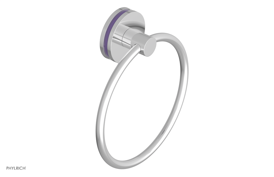 JOLIE - Towel Ring with 'Purple" Accents 222-75